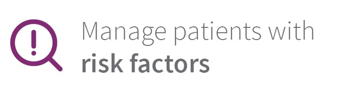 Manage patients with risk factor - - Osstell Beacon