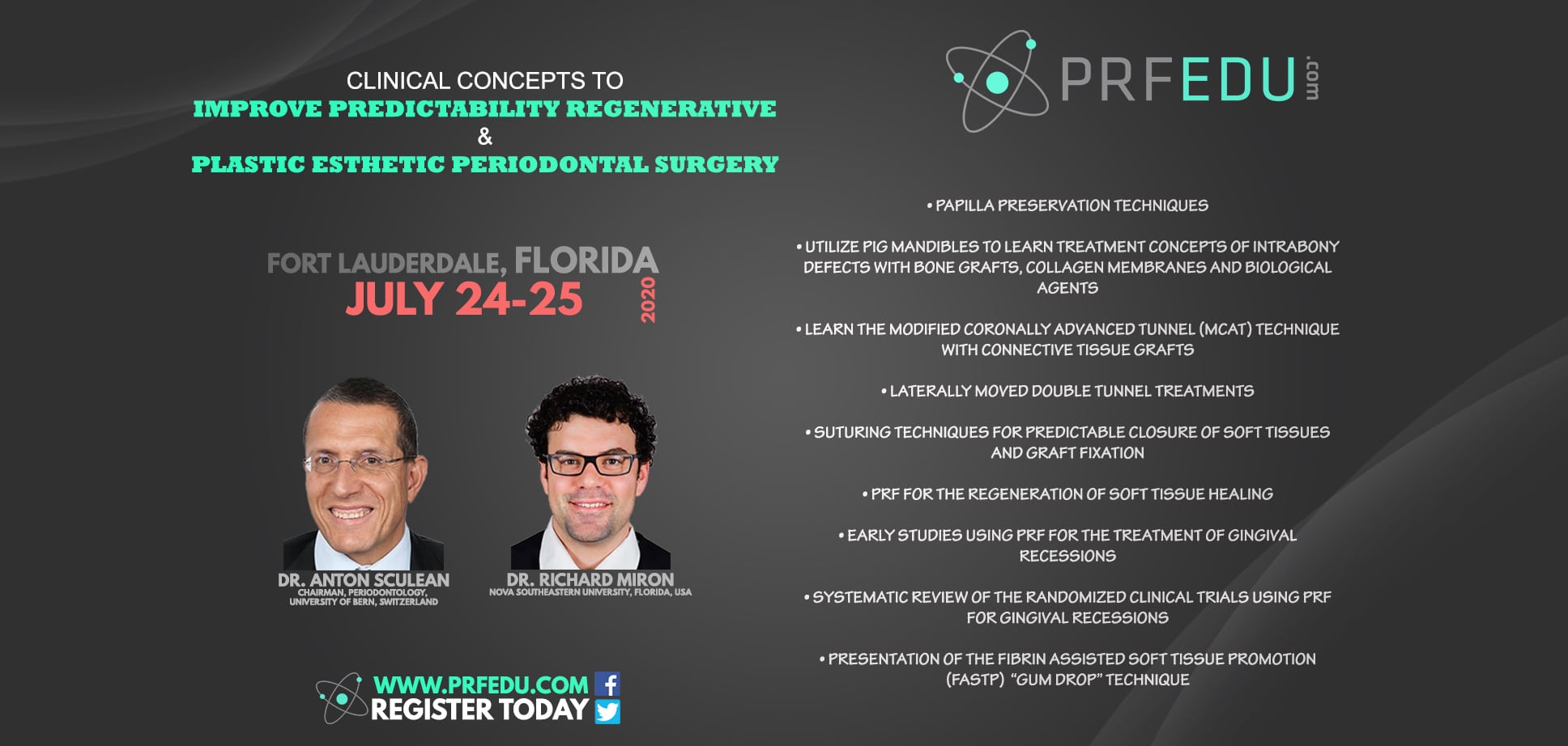 Clinical concepts to Improve Predictability Regenerative & Plastic Esthetic Periodontal Surgery